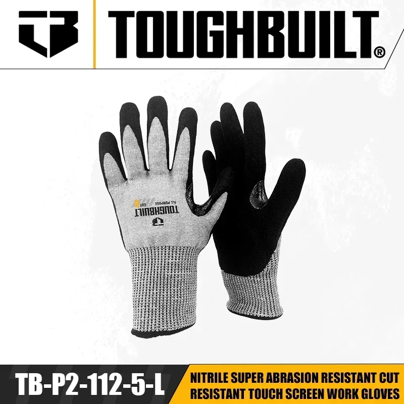 Nitrile Mechanic Glove - TOUGHBUILT TB-P2-112-5-L/S/M Nitril Süper Aşınma ve