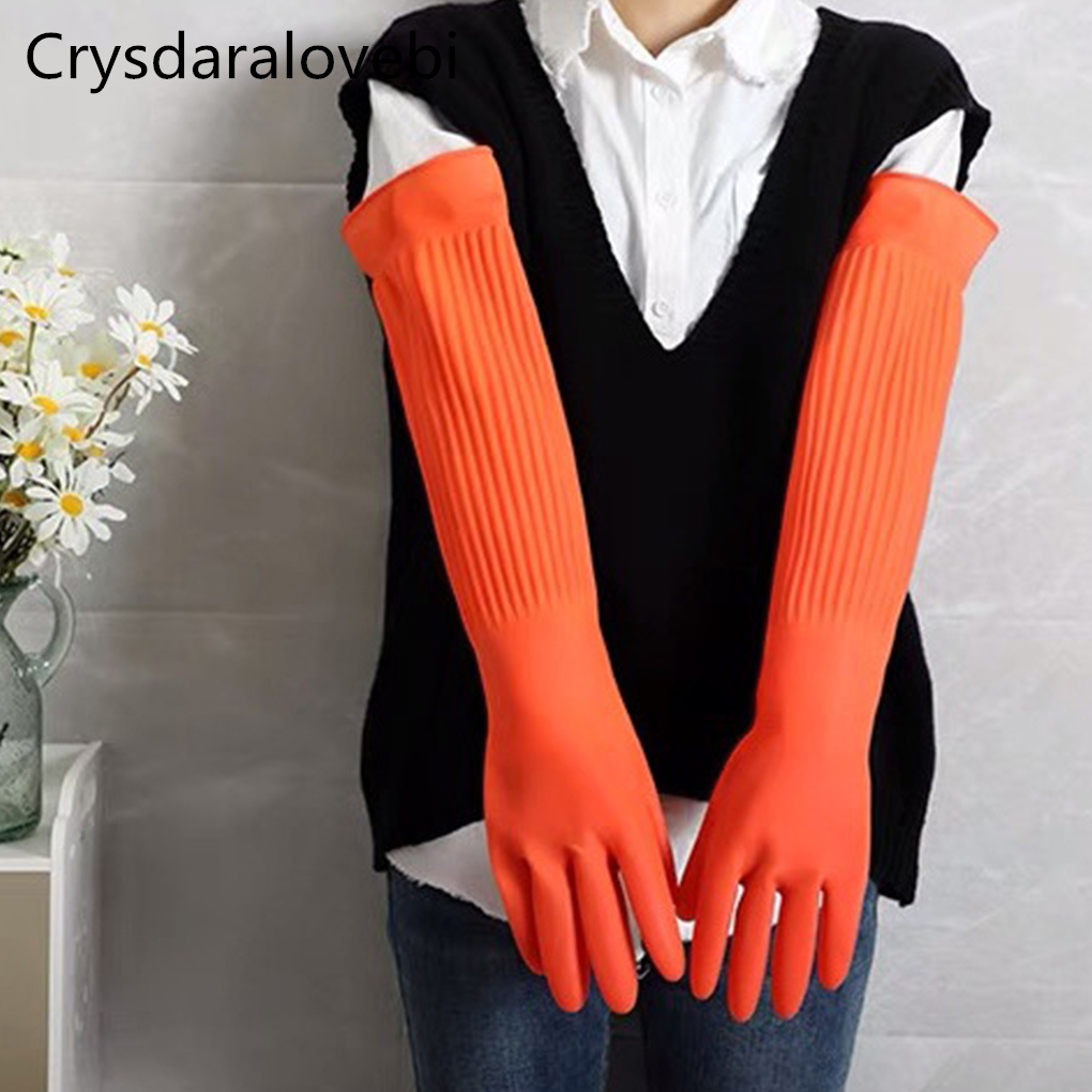 Rubber Glove Cleaning - 45/55cm Su Geçirmez Ev Eldivenleri Sıcak