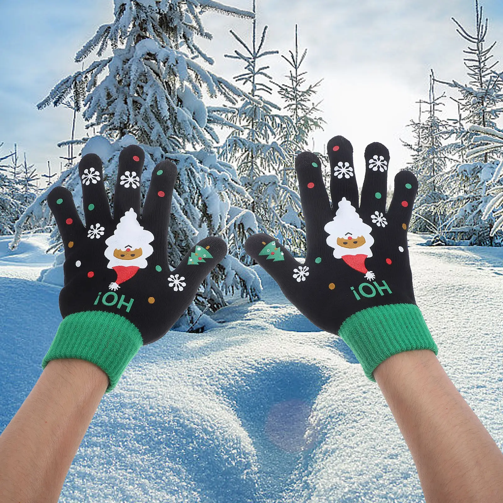 Wool Glove Lined - 1-20 Çift Kışlık Örgü Eldiven Dokunmatik