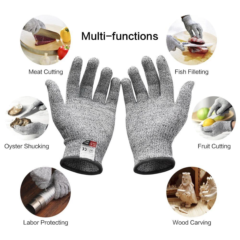 Cut Resistant Glove - Level 5 HPPE Bina Kesme Eldivenleri