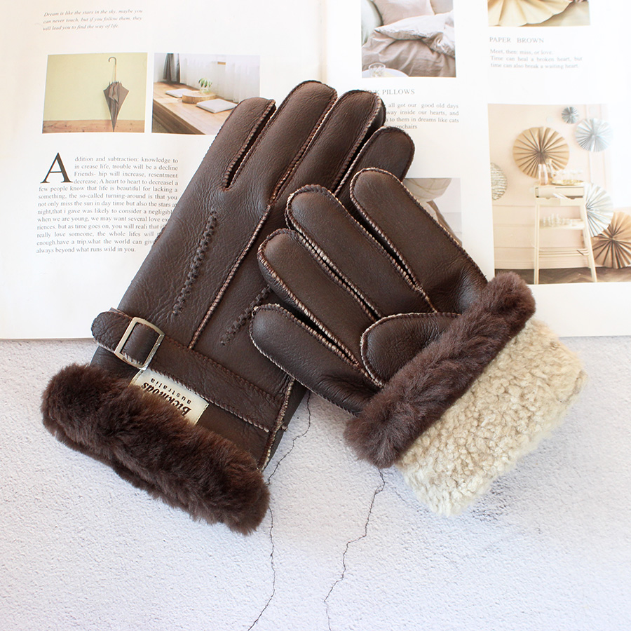 Koyun derisi kürk eldiven erke - Leather Driving Glove incelemesi ve fiyatı
