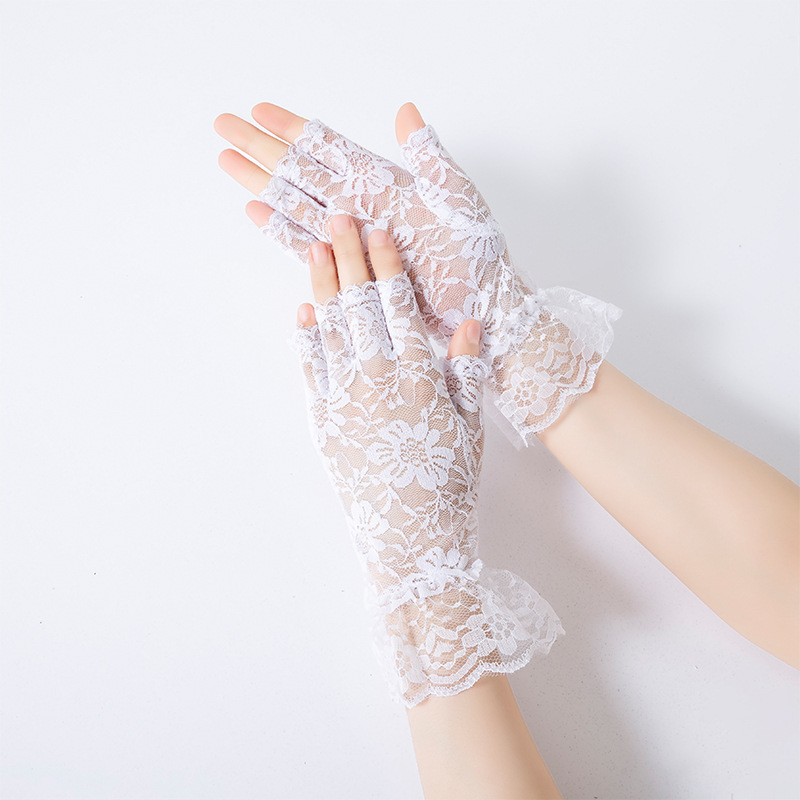 Kadın Dantel Çiçekler Ince Nef - Cycling Glove Padded incelemesi ve fiyatı