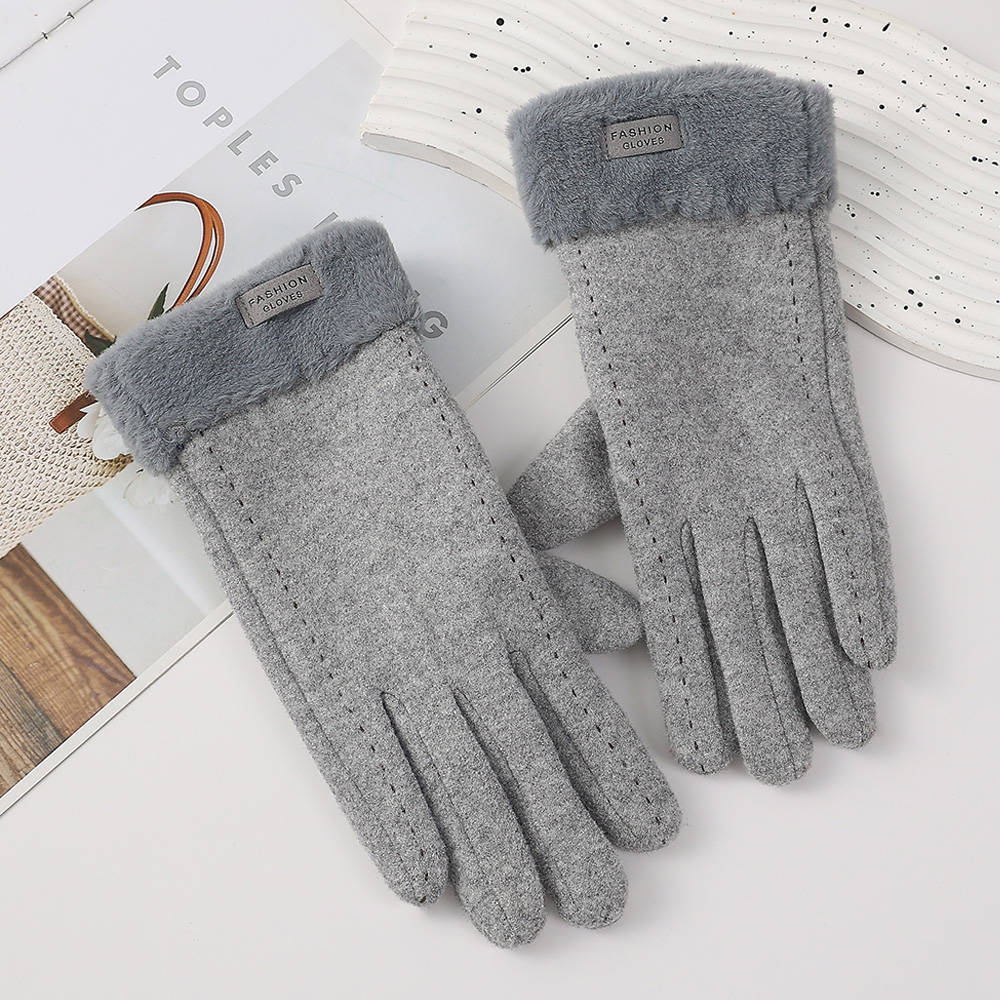 Kadınlar kış eldiven üst parma - Wool Glove Lined incelemesi ve fiyatı