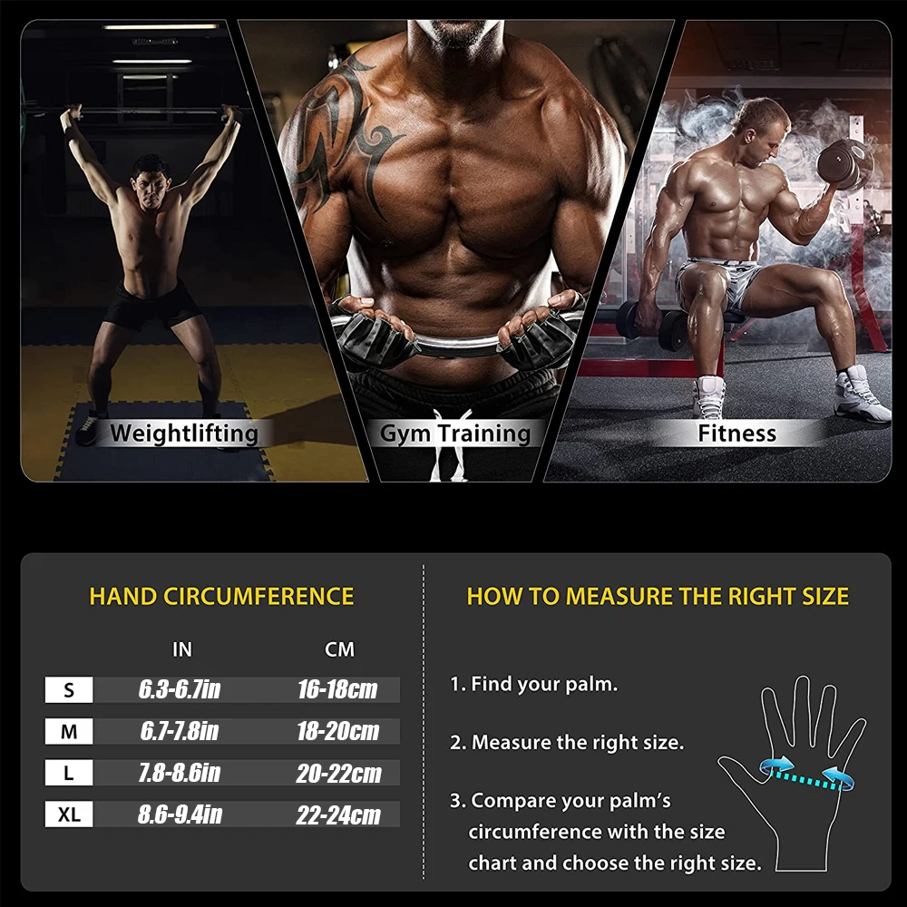 1 çift yarım parmak spor salon - Workout Glove Gym incelemesi ve fiyatı